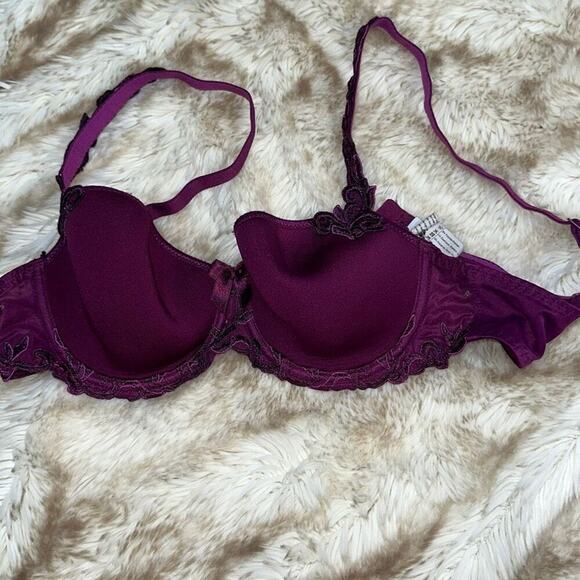 Simone Perele Purple Underwire Soft Cup Bra | Sz 30D - Picture 2 of 9
